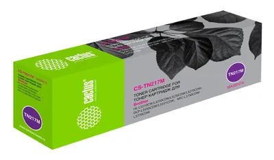 Картридж Cactus CS-TN217M, пурпурный, 2300 стр., для Brother HL3230/DCP3550/MFC3770