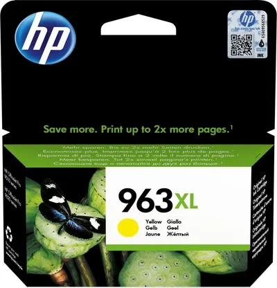 Картридж струйный HP 963XL 3JA29AE желтый увеличенной емкости (1600 стр) для HP OfficeJet Pro 9010, 9013, 9020, 9023
