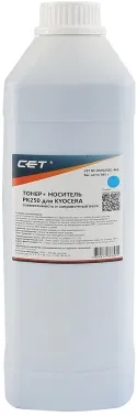 Тонер + носитель для KYOCERA TASKalfa 3552ci/5052ci Cyan (PK250C+PK250D) 465г (TK-8515C/TK-8525C/TK-8800C) CET