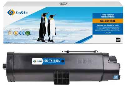 Тонер-картридж G&G toner-cartridge for Kyocera ECOSYS M2135DN/M2635DN/M2735DW;P2235D/DN/DW 5000 pages GG-TK1150L  with chip гарантия 36 мес.