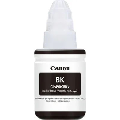 <075573> Картридж струйный Canon GI-490BK для Canon Pixma G1400/2400/3400, черный [0663C001]