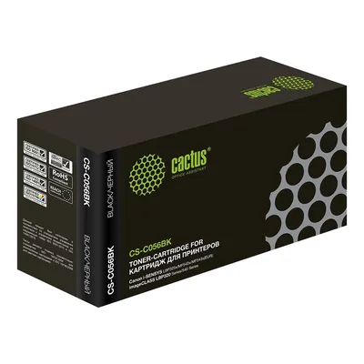Картридж лазерный Cactus CS-C056BK, черный, 10000 стр.
