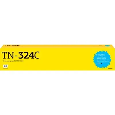 TC-MTN-324C Тонер-картридж T2 для Konica-Minolta BizHub C258/C308/C368/C454/C454e/C458/C554/C554e/C558/C658 (26000 стр.) голубой, с чипом