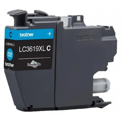 Картридж Brother струйный LC3619XLC голубой повышенной емкости 1500 стр. для MFC-J3530DW, MFC-J3930DW