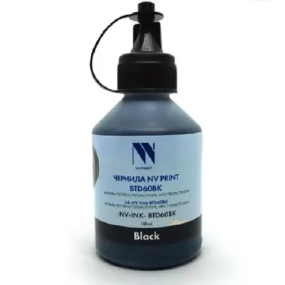 Чернила NV Print NV-INK-BTD60BK, для Brother DCP-T220/T310, Black, 100 мл