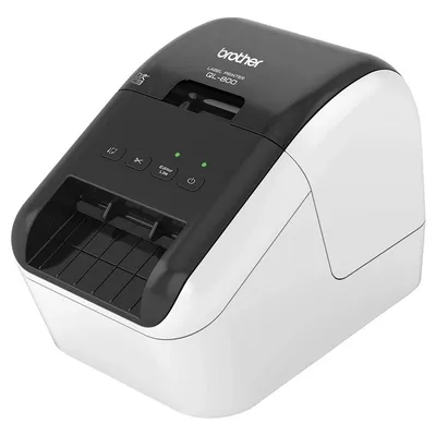 Принтер этикеток Brother QL800R1, термо, 62 мм, авторезак, USB