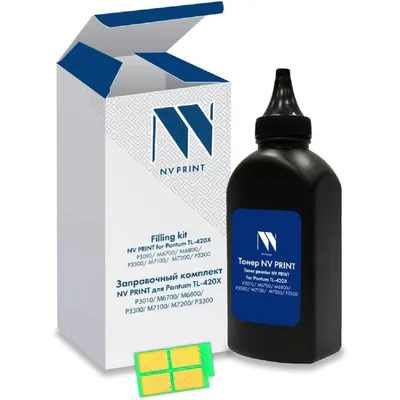 Заправочный комплект NV PRINT для Pantum TL-420X (P3010, M6700, M6800, P3300, M7100, M7200, P3300),  200 гр, 6000 стр (тонер + чип)