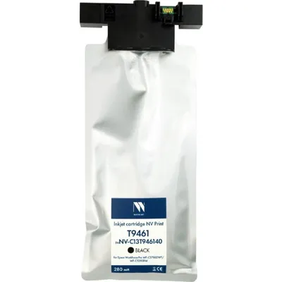NV-C13T946140 Струйный картридж NV Print T9461 Black для Epson WorkForce Pro WF-C5790DWF, WF-C5290DW (10  000 стр) совме