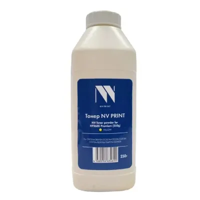 Тонер NV Print NV-2600-PR-250GY, Yellow, для HP 2600, 250 г