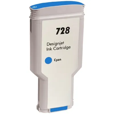 -/ Струйный картридж NV Print 728 (NV-F9K17A) Cyan для HP DesignJet T830/T730 (300 мл) совместимый