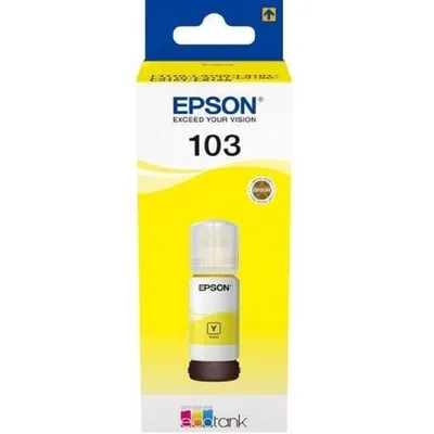 <079956> Картридж струйный EPSON 103Y для Epson L3100/3110/3150, жёлтый (для европейских устройств) [C13T00S44A]
