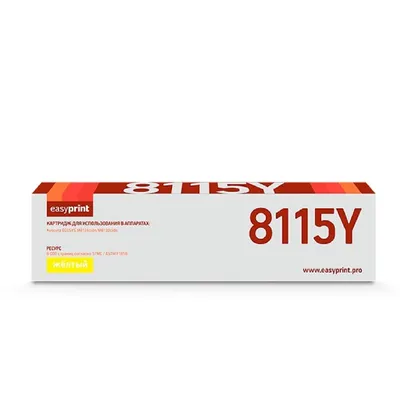 Картридж EasyPrint LK-8115Y, для Kyocera M8124cidn, желтый, 6000 стр.