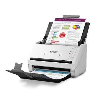 Сканер протяжный Epson WorkForce DS-770II (B11B262401/501) A4 белый/черный