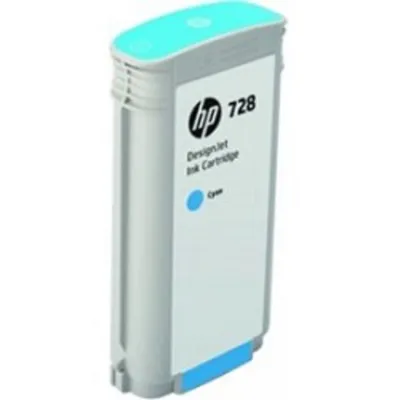 Картридж струйный HP 728 с голубыми чернилами для принтеров Designjet, 130 мл