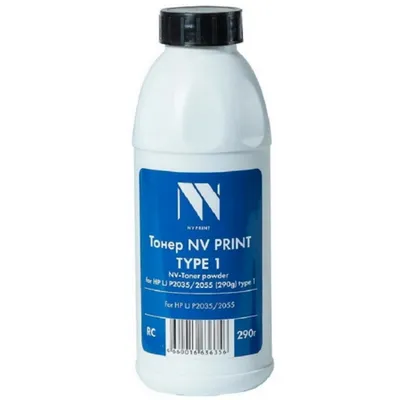 Тонер NV Print NV-HPLJP2035(290G)TYPE1, для HP P2035/2055, 290 г