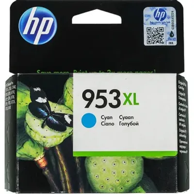 <091821> Картридж струйный HP 953XL (F6U16AE) для HP OJP 8710/8715/8720/8730/8210/8725, голубой [F6U16AE]