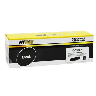 Расходные материалы Hi-Black CC530A/№ 718 Картридж для HP CLJ CP2025/CM2320/Canon LBP7200, Bk, 3.5K