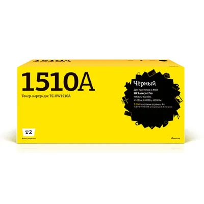 Картридж T2 TC-HW1510A для HP LaserJet Pro 4003dn (2Z609A), HP LaserJet Pro 4003dw (2Z610A), HP LaserJet Pro 4103dw (2Z627A), HP LaserJet Pro 4103dw (2Z635A), HP LaserJet Pro 4103fdn (2Z628A), HP LaserJet Pro 4103fdn (2Z636A) 3050стр Черный TC-HW1510A