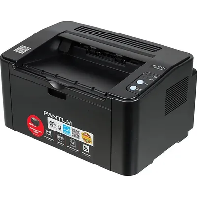 Принтер Pantum P2500W, лазерный, монохромный, A4, 22 стр/мин, Wi-Fi, USB