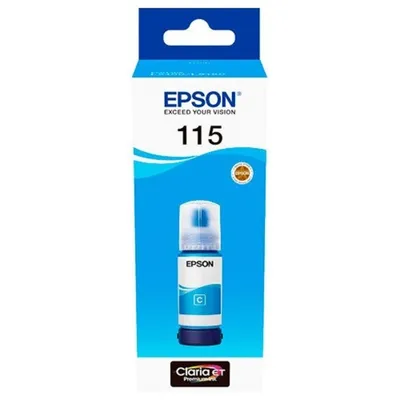 Чернила EPSON C13T07D24A, голубой, 70мл, для L8160/L8180