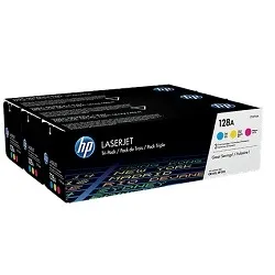 <073643> Картриджи (комплект) HP 128A (CE320A/CE321A/CE322A/CE323A) для HP CM1415/CP1525, голубой, пурпурный, желтый [CF371AM]