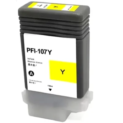 NV-6708B001 Струйный картридж NV Print PFI-107Y (NV-6708B001) Yellow для Canon imagePROGRAF  iPF670/680/770  (130  мл) сов