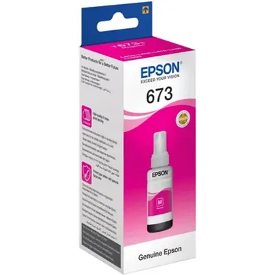 Чернила Epson C13T67334A, 70мл, пурпурный, для L800/L805/L810/L850/L1800