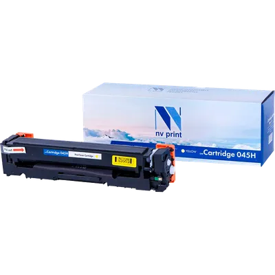 Картридж лазерный NVPrint совместимый NV-045H Yellow для Canon i-SENSYS LBP611Cn/LBP613Cdw/MF631Cn/MF633CDW/MF635Cx (2200k)