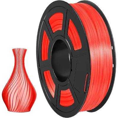 NV-3D-TPU-TRANS-RED Филамент  TPU Trans. Red для 3D печати диаметр 1.75мм  длина 165 метров  масса 0,5 кг