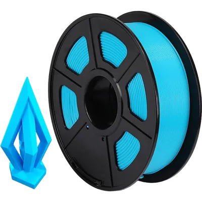 -/ Филамент NVPRINT PLA Cyan для 3D печати диаметр 1.75мм  длина 330 метров  масса 1 кг