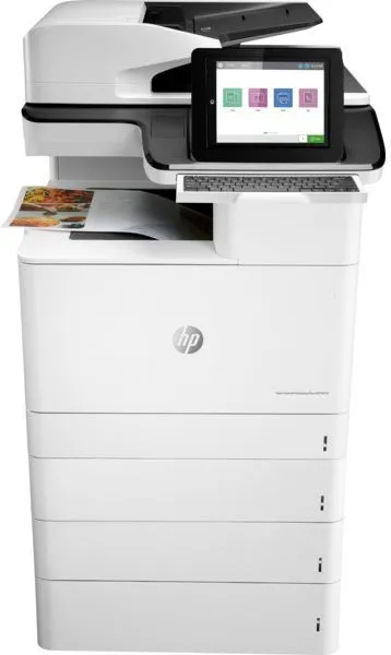 МФУ лазерное HP Color LaserJet Enterprise Flow MFP M776z (3WT91A), A3, цветной, печ. до 46 стр/мин. (А4) до 26 стр/мин. (А3), скан. до 120 стр/мин., 1200 x 1200 dpi (печать) 600x600dpi (скан.), USB, RJ-45, Air Print, Mopria