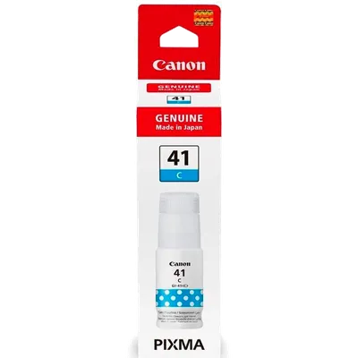Чернила Canon GI-41C, 70мл, голубой, оригинальные, водные, для Canon Pixma G3460 (4543C001)