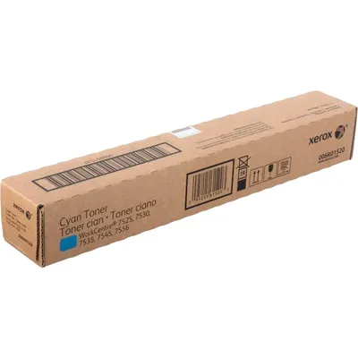 Картридж Xerox 006R01520, для WorkCentre 7525/7530/7535/7545/7556/7830/7835/7845/7855/7970, голубой, 15000 стр.