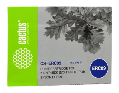 Картридж матричный CACTUS (CS-ERC09) для EPSON ERC09, пурпурный, ресурс 220 тыс. знаков