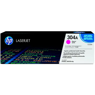 (Спец.цена) Оригинальный картридж HP CC533A (304A) для принтера HP Color LaserJet CP2025/ CM2320 CM2320/ CM2320fxi/ CM2320nf/ CP2025/ CP2025dn/ CP2025n magenta, 2800 страниц