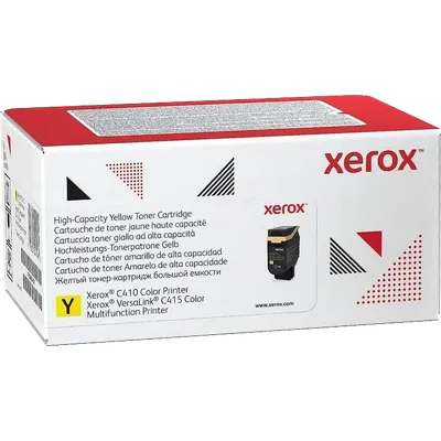 Тонер-картридж Xerox 006R04767 большой емкости, желтый Xerox VLC410/415 (7000 страниц)/желтый High Capacity Toner Cartridge, Xerox VLC410/415 (7,000 Pages)