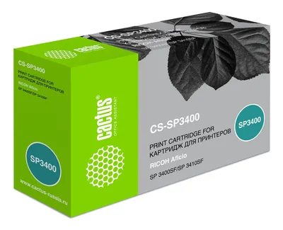 Картридж лазерный Cactus CS-SP3400 для Ricoh Aficio SP3400, 3410, 3400n, 3410dn, 3400sf, 3410sf, черный, 50000 стр.