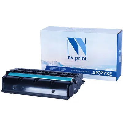 Тонер-картридж NV Print NV-SP377XE, для Ricoh SP 377, 6400 стр
