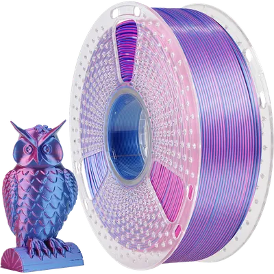 NV-3D-SILK-PLA-P-RED-BLUE Филамент  Silk PLA+  Red/Blue  для 3D печати диаметр 1.75мм  длина 330 метров масса  1  кг