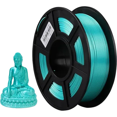 NV-3D-SILK-PLA-P-GREEN Филамент NVPRINT Silk PLA+ Green для 3D печати диаметр 1.75мм  длина 330 метров  масса 1 кг