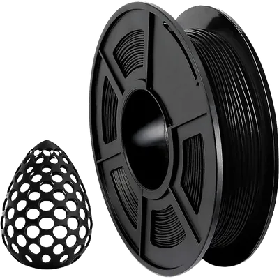NV-3D-TPU-BLACK Филамент NV PRINT TPU Black Черный для 3D печати диаметр 1.75мм  масса 0,5 кг