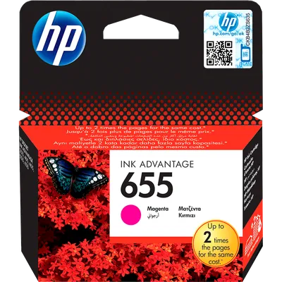 Картридж Hewlett-Packard HP 655 Magenta (Пурпурный) для HP Deskjet Ink Advantage 3525, 4615, 4625, 5525, 6525 e-All-in-O