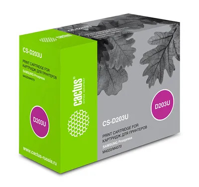 -/ Картридж лазерный Cactus CS-D203U MLT-D203U черный (15000стр.) для Samsung ProXpress M4020/M4070