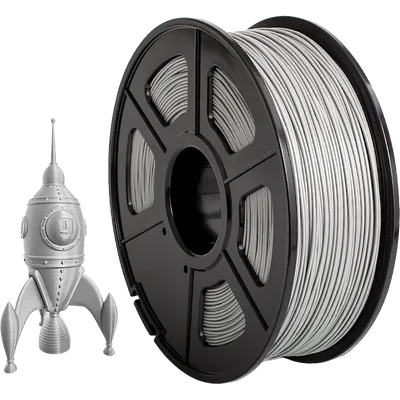 NV-3D-ABS-SILVER Филамент NVPRINT ABS Silver для 3D печати диаметр 1.75мм  длина 330 метров  масса 1 кг