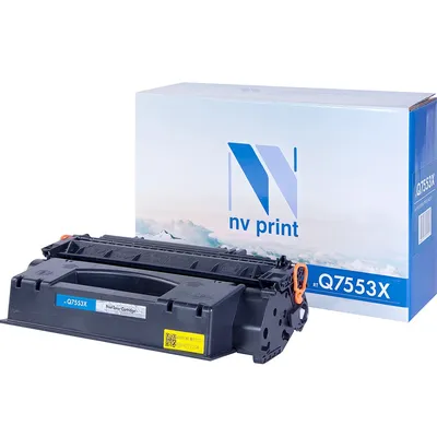Тонер-картридж NV Print NV-Q7553X, для HP LaserJet P2015/M2727, 7000стр, черный