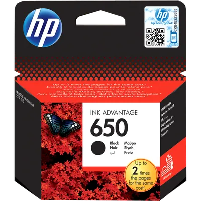 (Спец.цена) Оригинальный струйный картридж HP CZ101AE (650) (Чёрный, 360 стр) для ​HP DeskJet Ink Advantage 1115, 2135, 3635, 3775, 3785, 3787, 3835, 4535, 4675, 5075, 5275