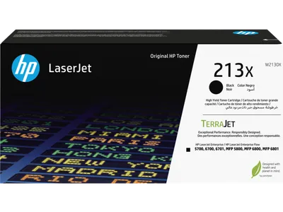 W2130X - 213X Blk Original LaserJet Toner Crtg for Color LaserJet Ent 5700/5800/6700/6800, up to 9000 pages