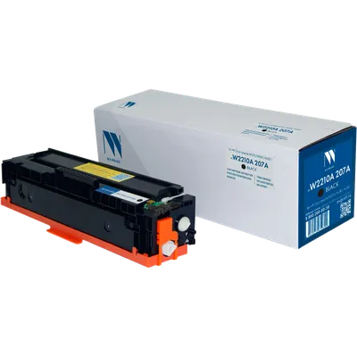 Картридж лазерный NVPrint совместимый NV-W2210X 207X Black для HP Color LaserJet M255/M282/M283 (3150k) до версии fw20220729