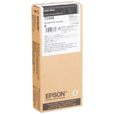 Чернила Epson C13T54X800, Matte Black, 350 мл, для SureColor SC-P6000/P7000