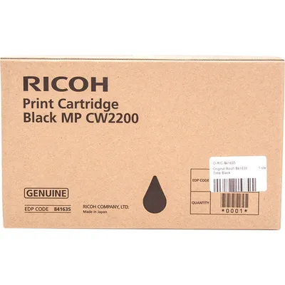 Картридж гелевый Ricoh type MP CW2200 for MP CW2200SP/CW2201SP black 200 мл/834 стр. Официальный поставщик Ricoh
